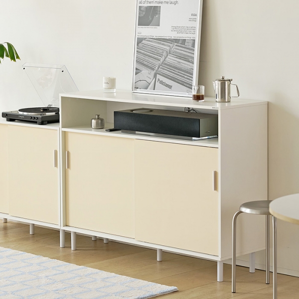 [사은품 증정]리브 슬라이딩 수납장 (선반형)