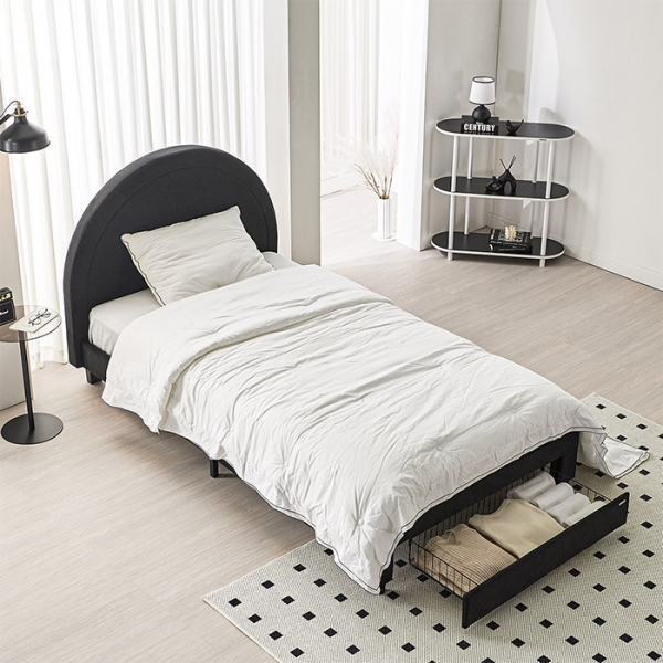 풀문 패브릭 침대 (SS)