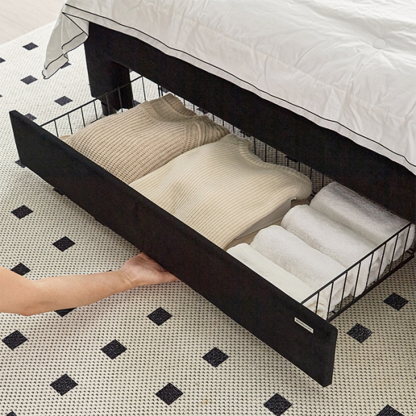 풀문 패브릭 침대 (SS)