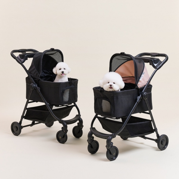 이지 폴딩 펫 유모차 (디럭스)