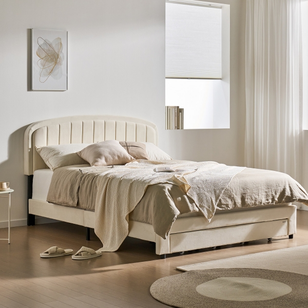 높이조절 헤드 침대 베로나 SS/Q (3color)