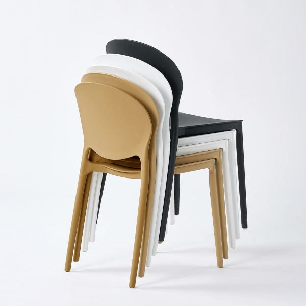 뉴 휘게체어 플라스틱 거실 카페 인테리어 의자 3colors