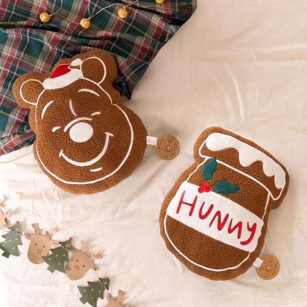 곰돌이 푸우 페이스 쿠키 쿠션