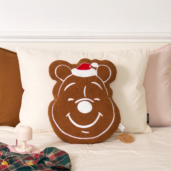 곰돌이 푸우 페이스 쿠키 쿠션