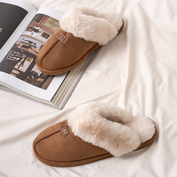 [사은품 증정] 1+1 오즈 퍼 슬리퍼 룸슈즈 세트 겨울 실내화 거실 사무실 방한