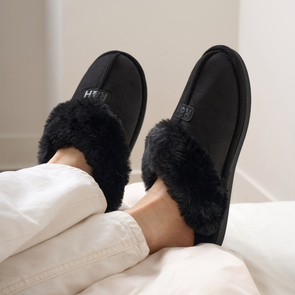 [사은품 증정] 1+1 오즈 퍼 슬리퍼 룸슈즈 세트 겨울 실내화 거실 사무실 방한