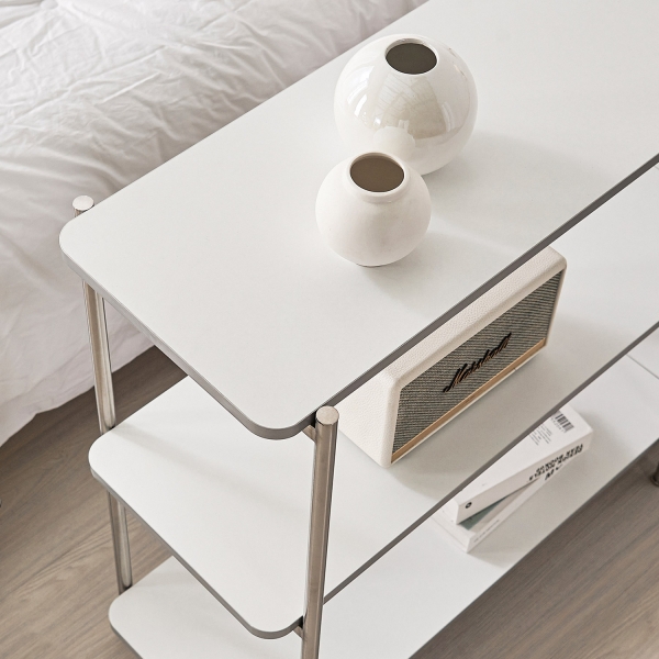 이지 사각 선반 진열장 미드센츄리 스틸 수납장 800/1000 2단 3단