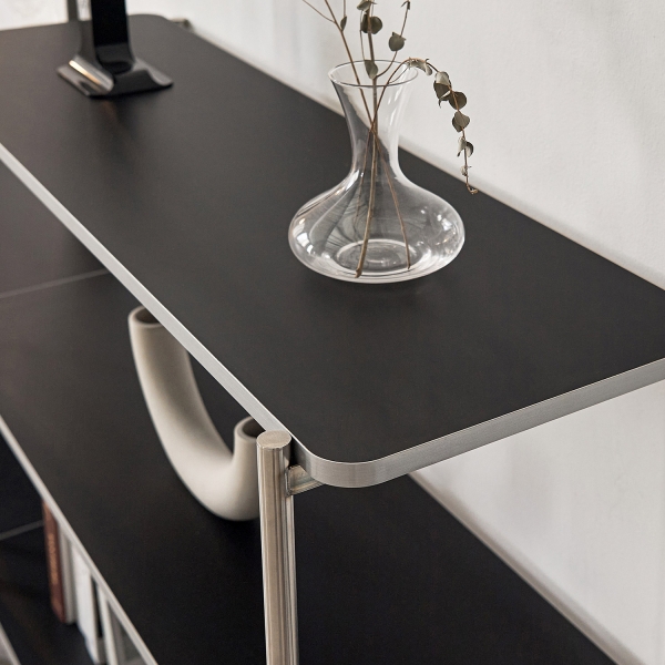 이지 사각 선반 진열장 미드센츄리 스틸 수납장 800/1000 2단 3단