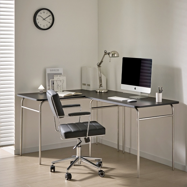 발트 스텐 책상 철제 모던 데스크 미드센츄리 800/1000/1200