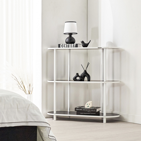 엣지 라운드 조립식 선반 인테리어 진열장 800/100 2단 3단 4단