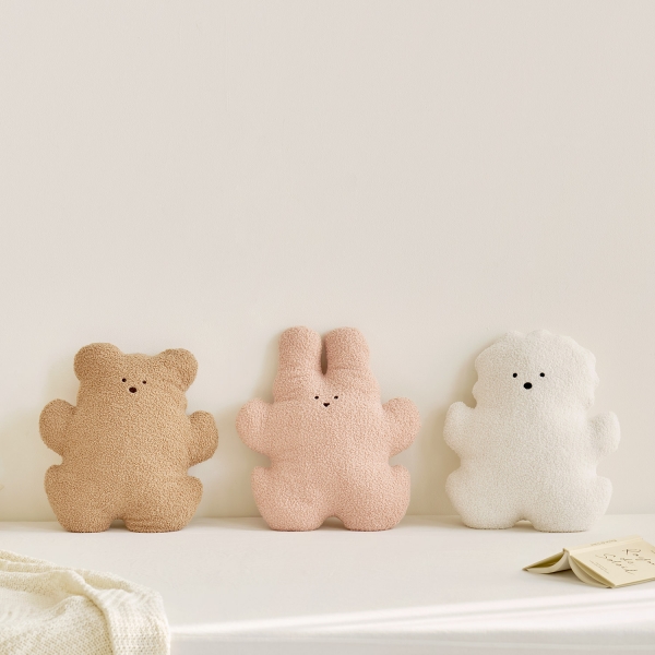 부클 허그 쿠션 3종 애착인형 미니 낮잠 베개