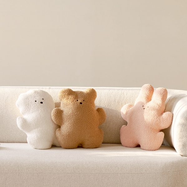 부클 허그 쿠션 3종 애착인형 미니 낮잠 베개