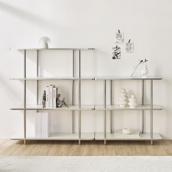 스탠리 엣지 사각 선반 800/1000 2단 3단 4단 스틸 진열장