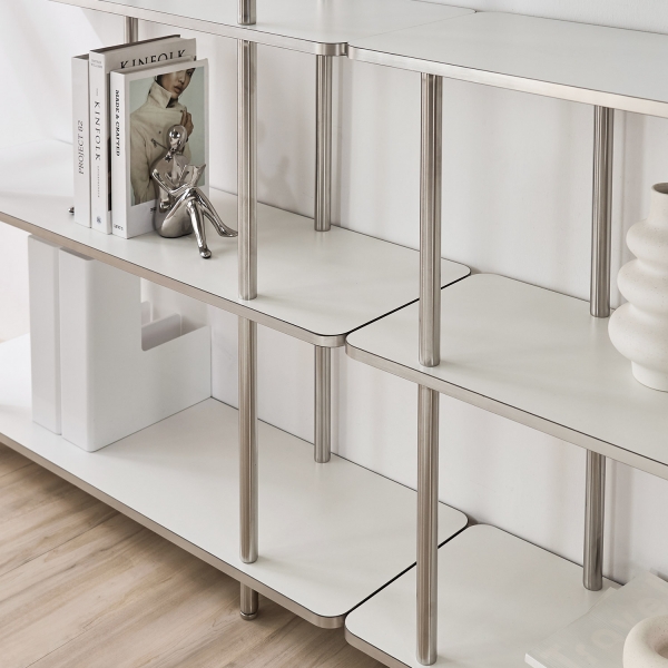 스탠리 엣지 사각 선반 800/1000 2단 3단 4단 스틸 진열장