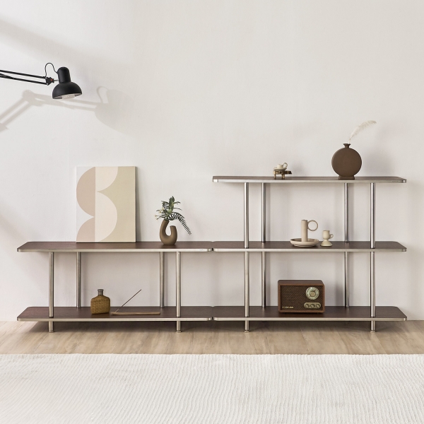 스탠리 엣지 사각 선반 800/1000 2단 3단 4단 스틸 진열장