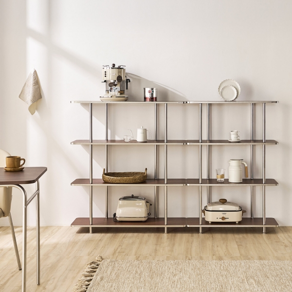 스탠리 엣지 사각 선반 800/1000 2단 3단 4단 스틸 진열장