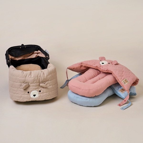 곰돌이 올인원 유모차 쿠션