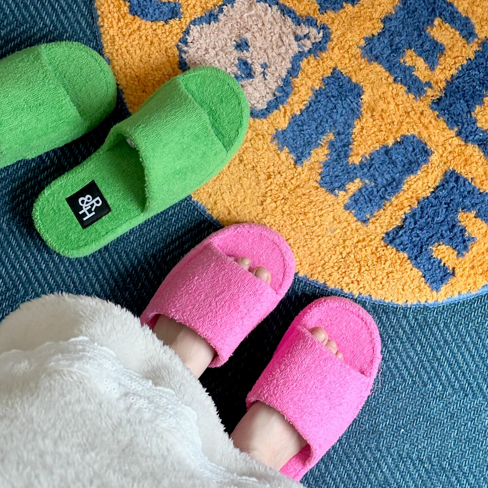 [한정수량][사은품 증정] 테리 오픈형 룸슈즈 M/L