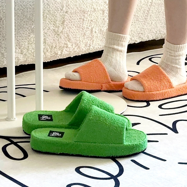 [한정수량]테리 오픈형 룸슈즈 M/L