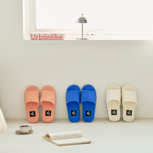 [한정수량]테리 오픈형 룸슈즈 M/L