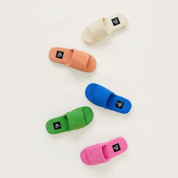 [한정수량]테리 오픈형 룸슈즈 M/L