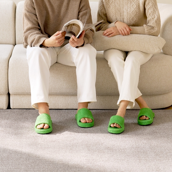 [한정수량]테리 오픈형 룸슈즈 M/L