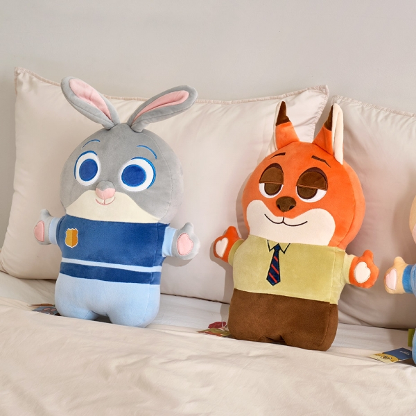 주토피아 애착 쿠션 3종 귀여운 인형