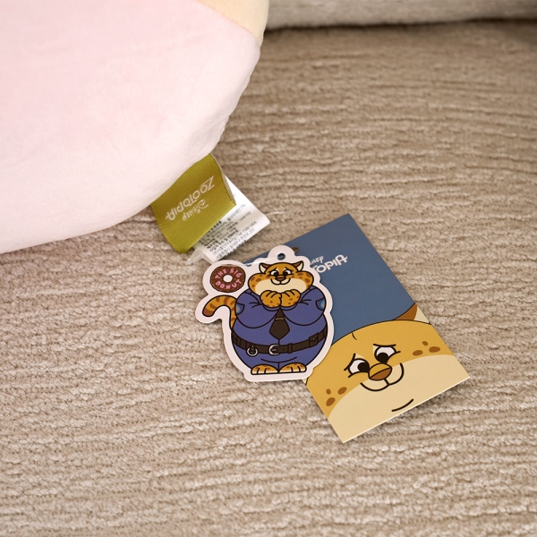 주토피아 페이스 쿠션 3종 귀여운 인형