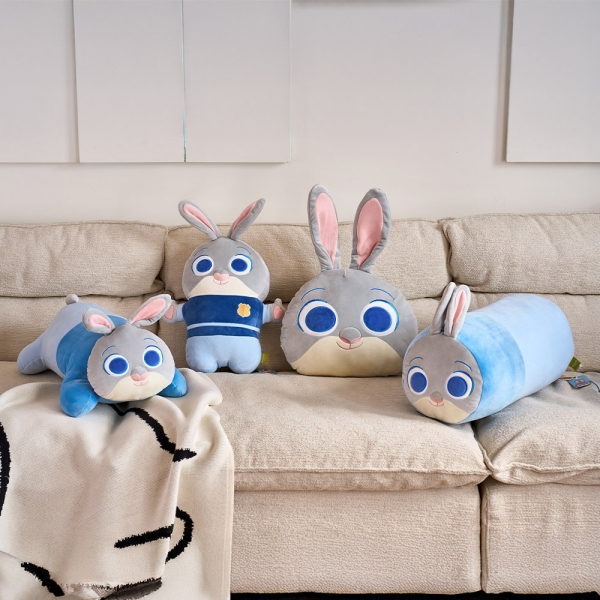 주토피아 페이스 쿠션 3종 귀여운 인형