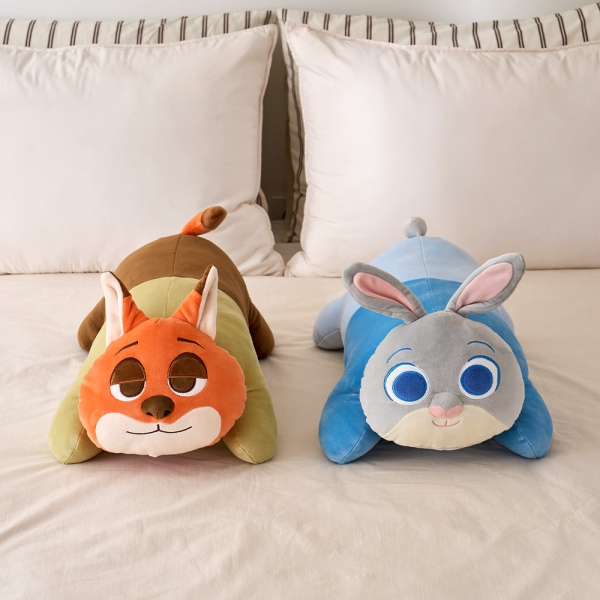 주토피아 허그 쿠션 2종 귀여운 캐릭터 인형