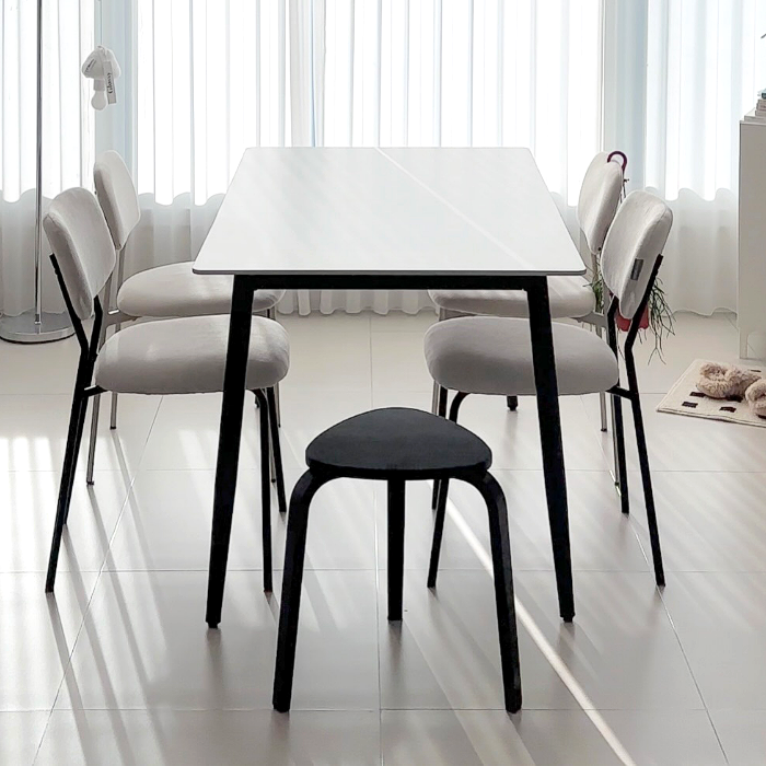 [사은품 증정]암스텔 세라믹 사각 식탁 1400 2인용 4인용 다이닝 테이블