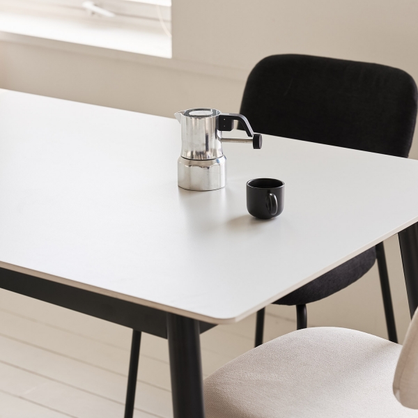 [사은품 증정]암스텔 세라믹 사각 식탁 1400 2인용 4인용 다이닝 테이블