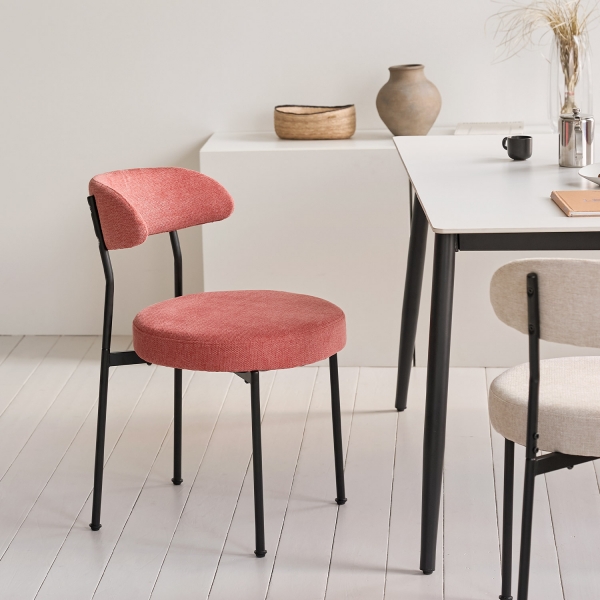 암스텔 패브릭 체어 식탁 의자