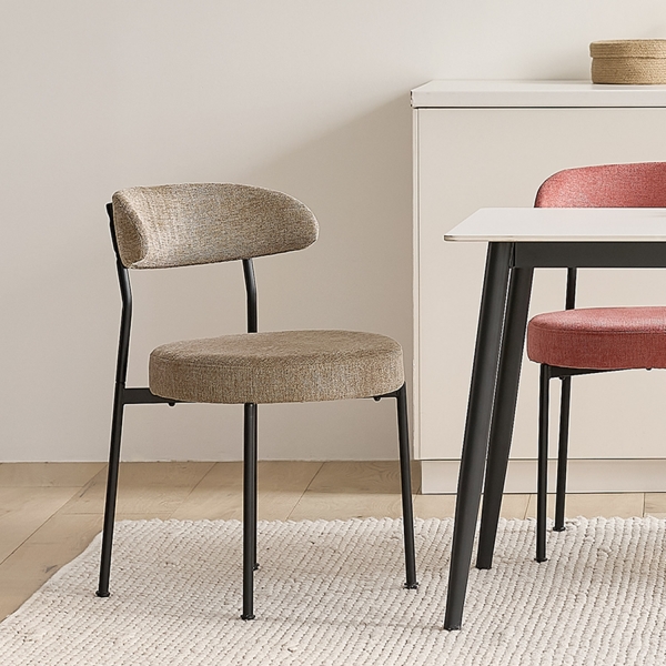 암스텔 패브릭 체어 식탁 의자