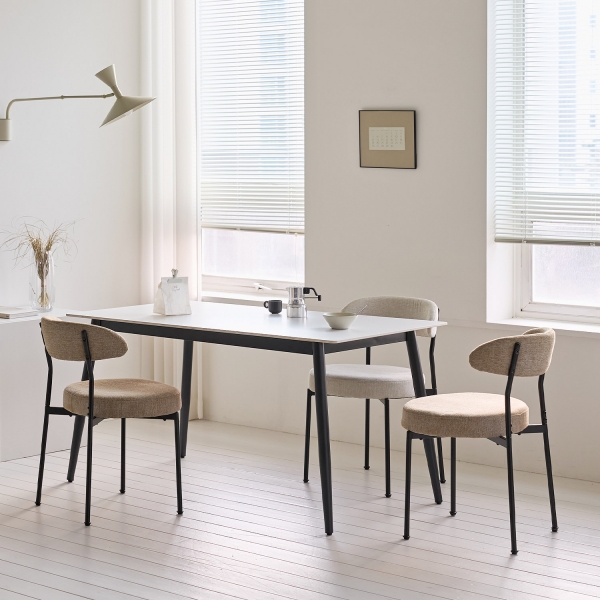 암스텔 패브릭 체어 식탁 의자