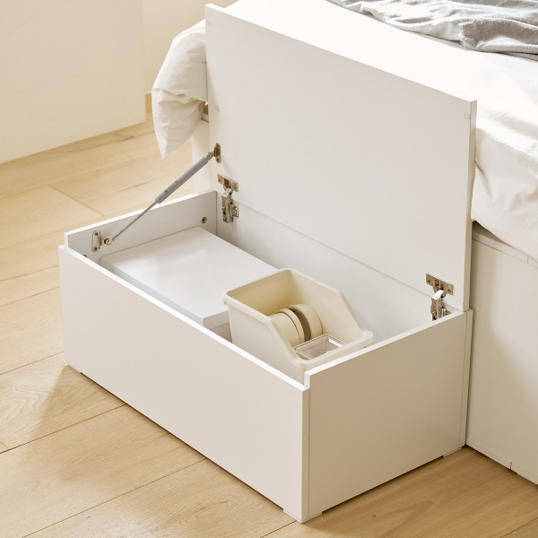 [한정수량]리브 슬라이딩 수납 침대 공간확장 SS 프레임