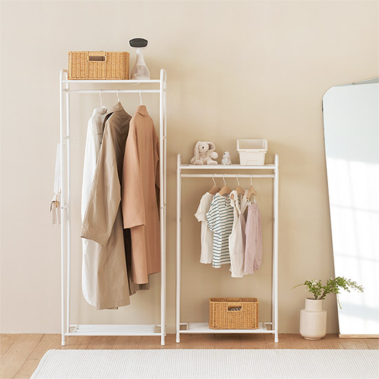 [한정수량]메종 높이 조절 수납 행거 드레스룸 행거