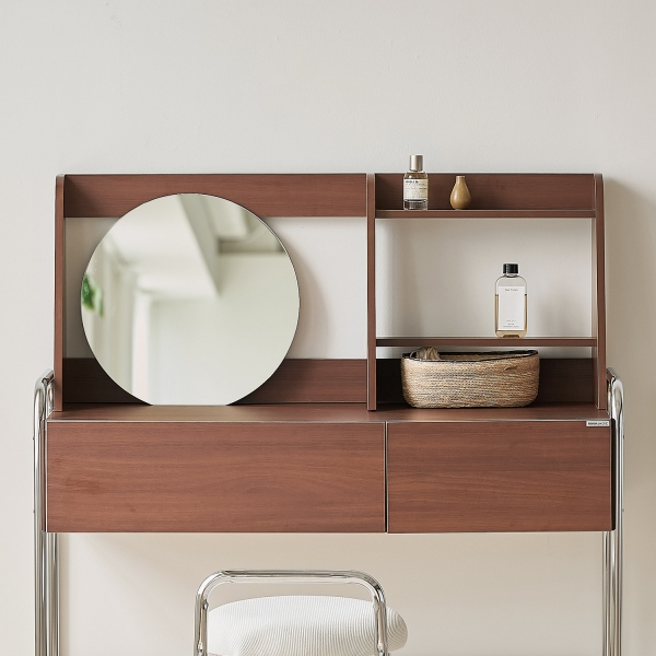 [한정수량]발트 크롬 화장대 600/1000