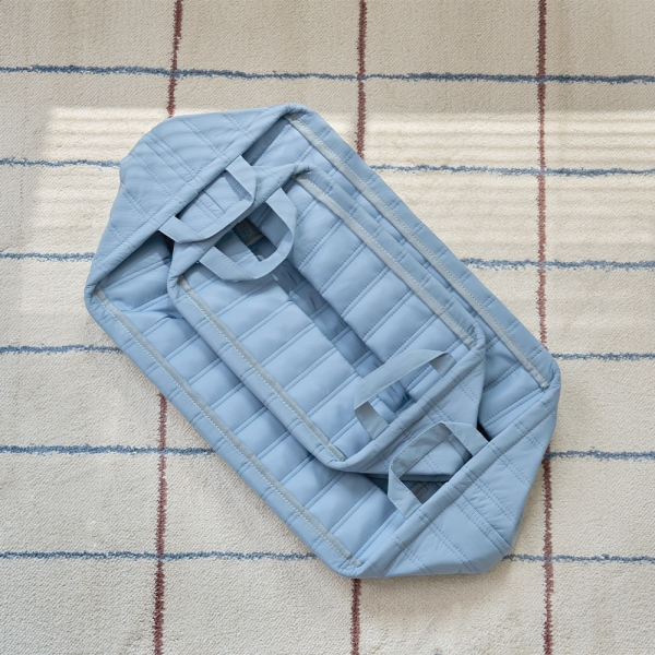 퀼팅 사각 바스켓 수납 바구니 장난감 정리함 누빔 S 270