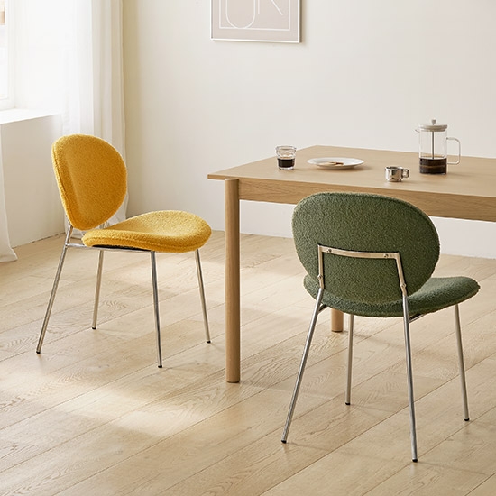 [한정수량]브루클린 크롬 체어