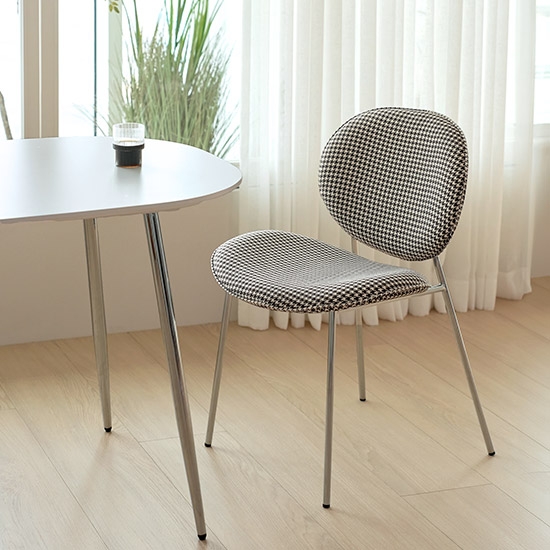 [한정수량]브루클린 크롬 체어