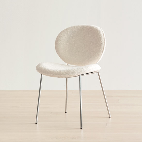 [한정수량]브루클린 크롬 체어