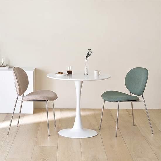 [한정수량]브루클린 크롬 체어