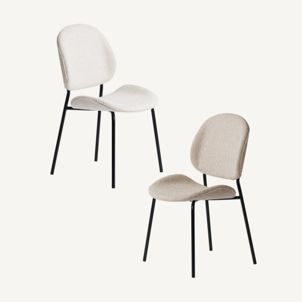 [한정수량]호퍼 벤트 부클 체어 세트 1+1