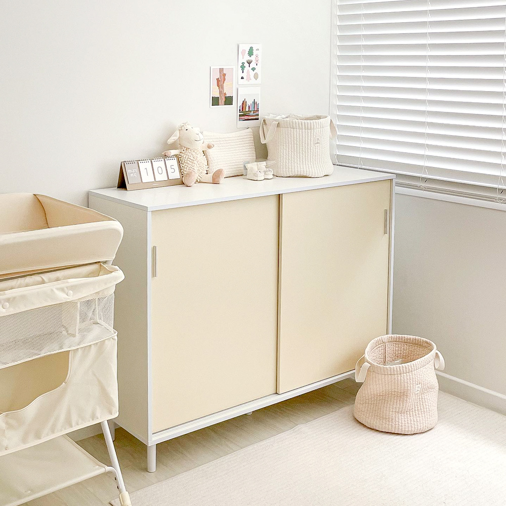 [한정수량]<BR>리브 슬라이딩 수납장 시리즈 거실 인테리어 수납장 2size 3type