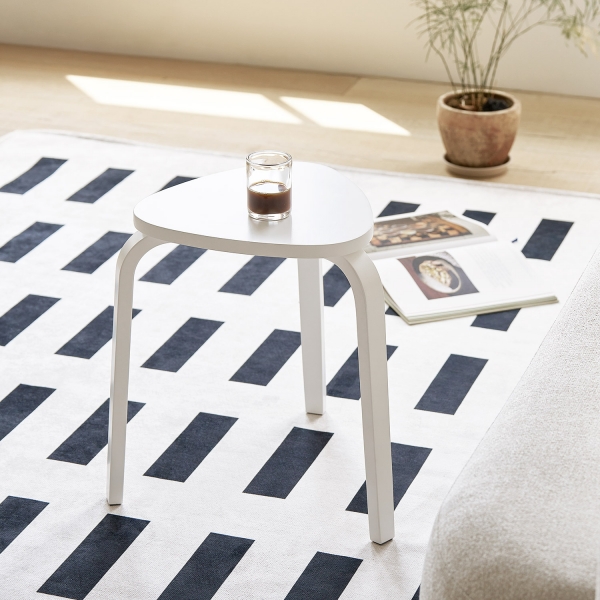 페블 우드 스툴 세트 1+1