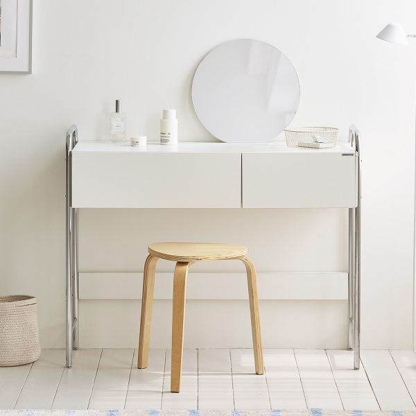 페블 우드 스툴 세트 1+1