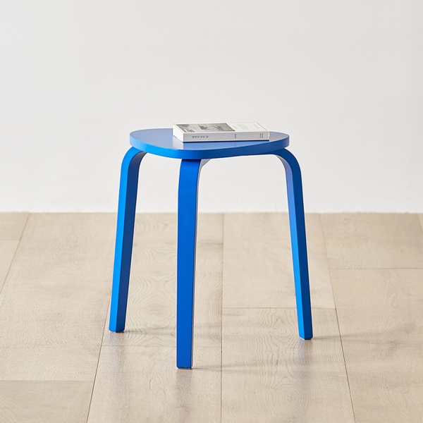 페블 우드 스툴 세트 2+2