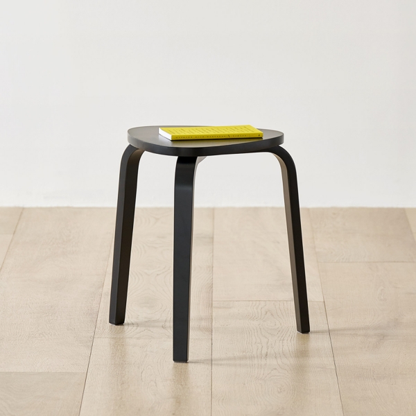 페블 우드 스툴 세트 2+2