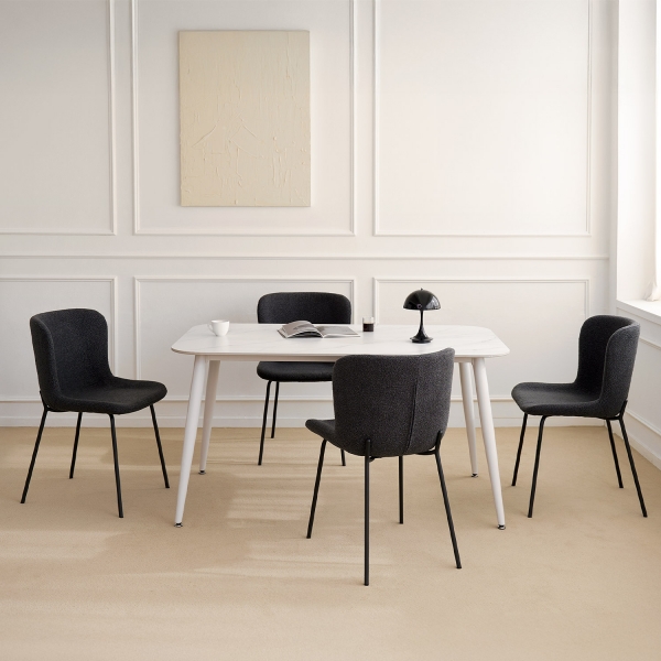 블랑 패브릭 체어 세트 1+1